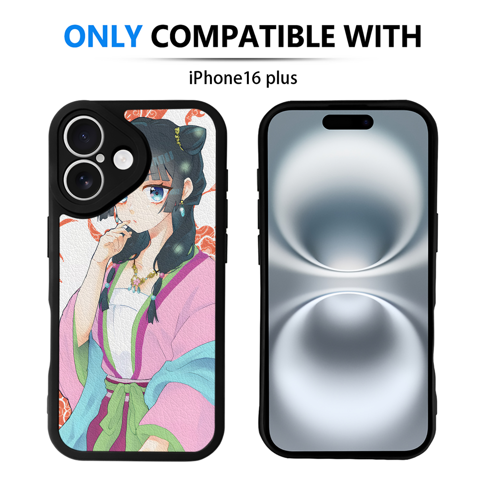 （画像用） 薬屋のひとりごと The Apothecary Diaries 【iPhone 16シリーズ対応】シリコンスマホケース（レザー調） 材質：シリコン